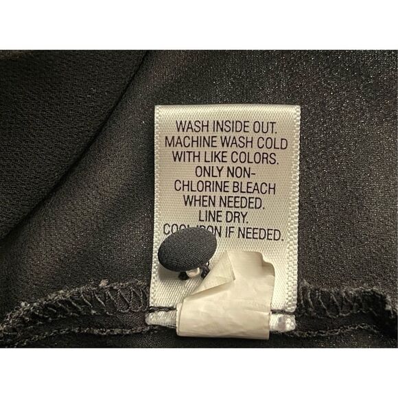 SIMPLY VERA VERA WANG | SHEER SLEEVELESS ASYMMETRICAL FLOATING FLOWERS BLOUSE TO - Picture 7 of 7